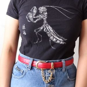 Lucky Brand T-shirt w/ Praying Mantis